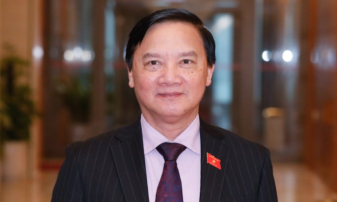 Phó Chủ tịch Quốc hội Nguyễn Khắc Định. Ảnh: Giang Huy